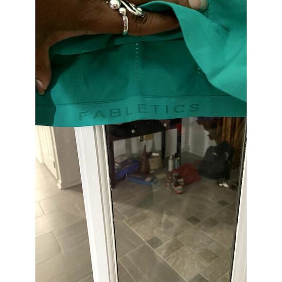 Fabletics Turquoise Racerback Tank - Size L (EUC) - Picture 3 of 10